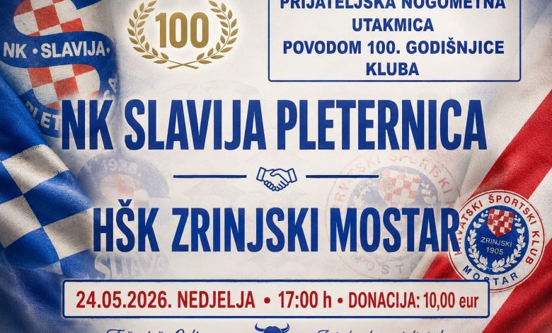 Stoljeće ponosa i tradicije: NK Slavija slavi 100 godina postojanja