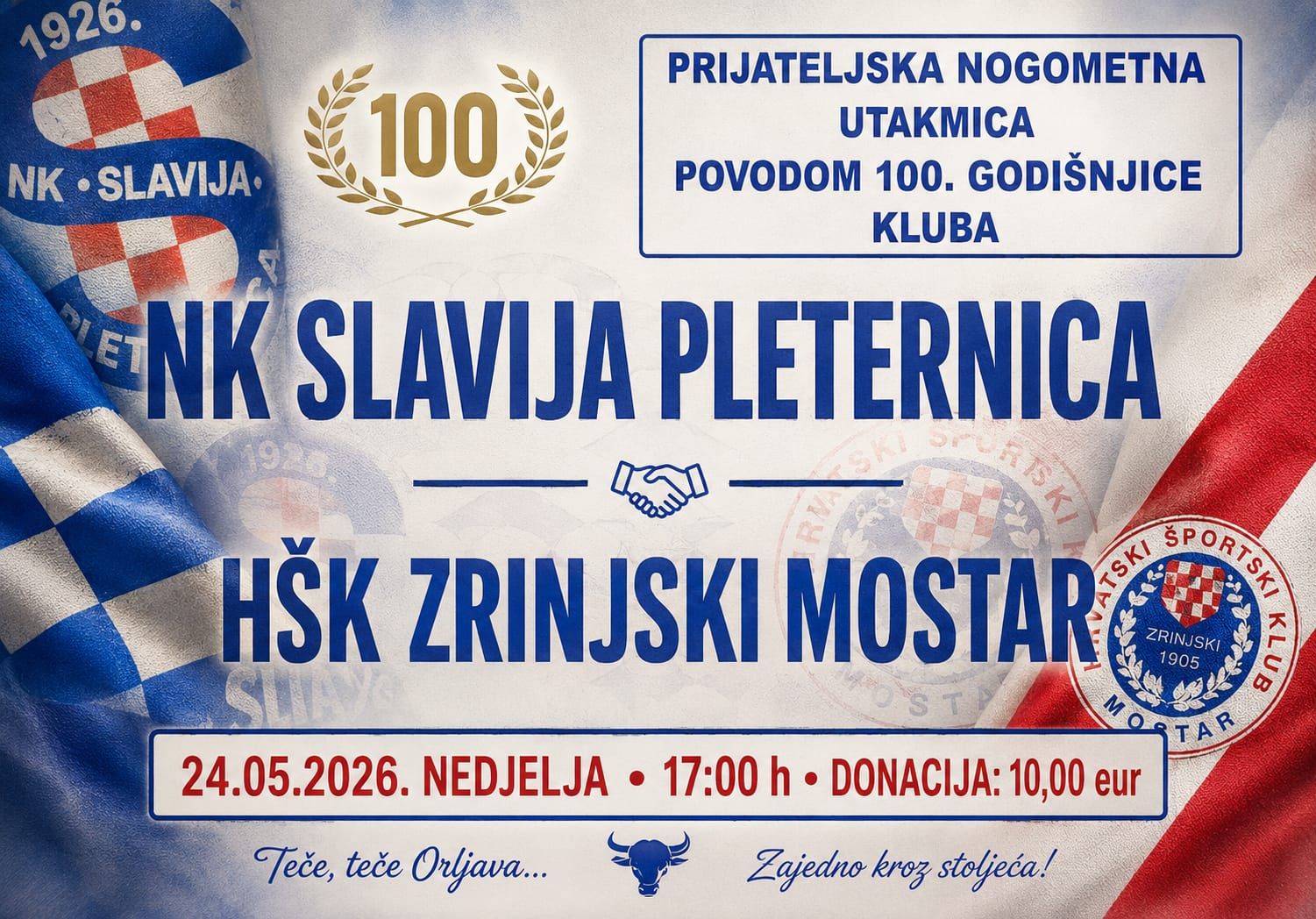 Stoljeće ponosa i tradicije: NK Slavija slavi 100 godina postojanja