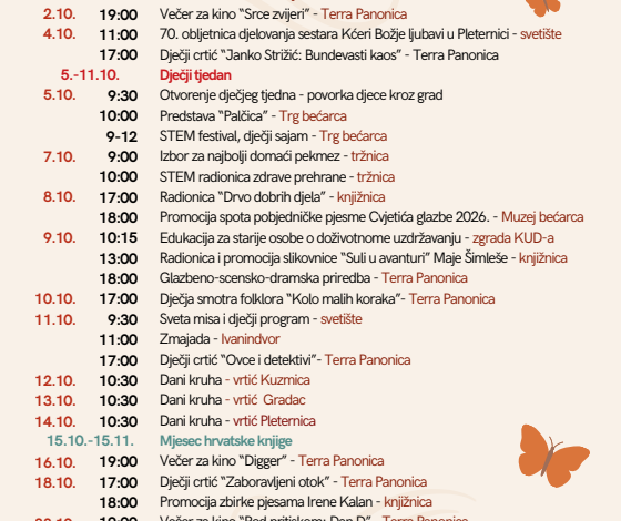 Listopad u Pleternici