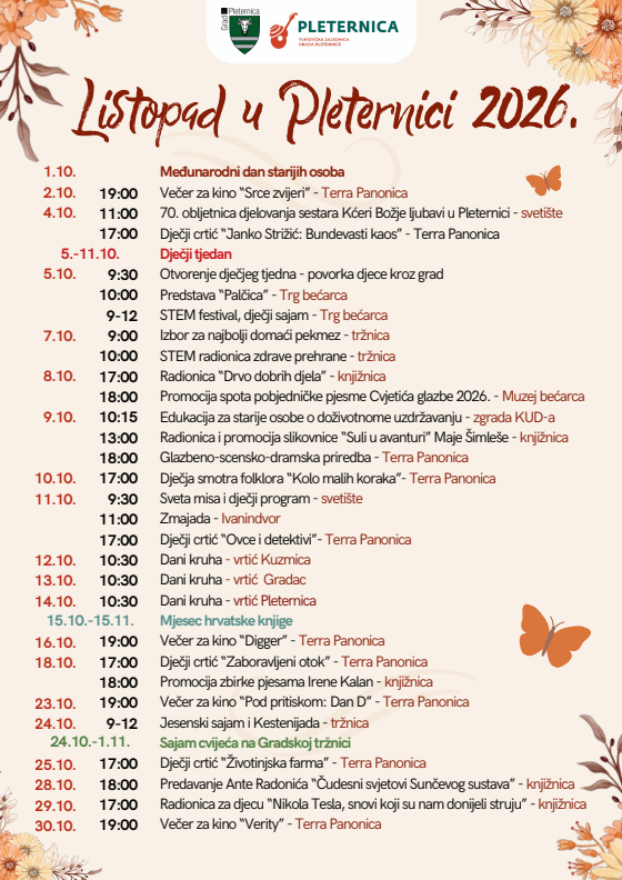Listopad u Pleternici