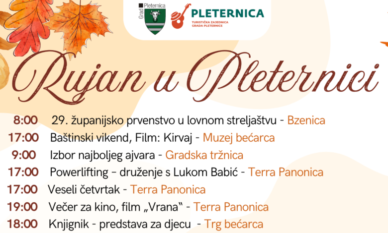 Rujan u Pleternici