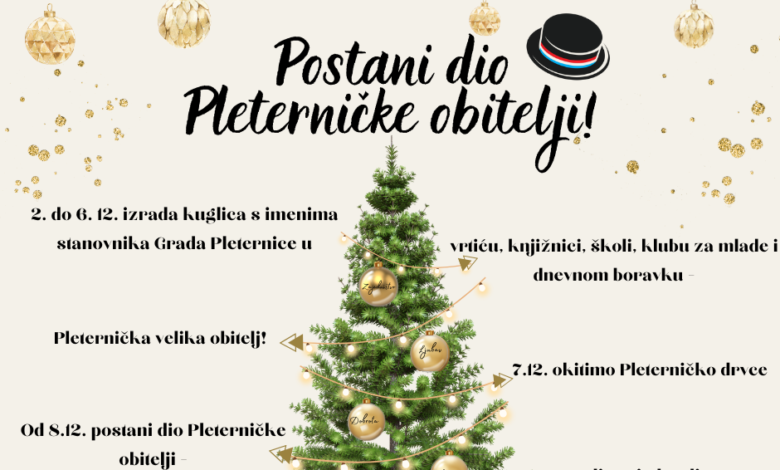 Postani dio pleterničke obitelji!