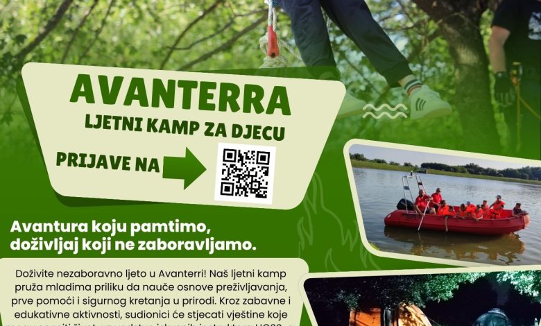 Doživi nezaboravno iskustvo i prijavi se na ljetni kamp Avanterra