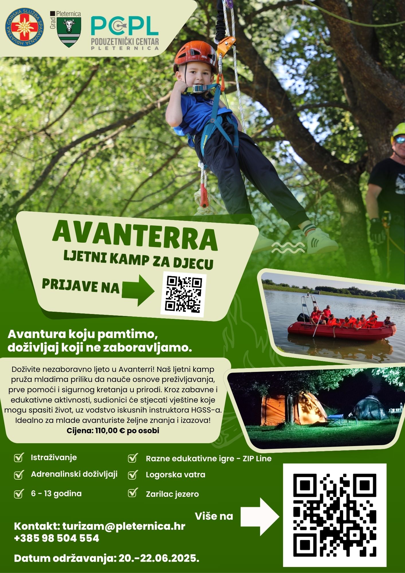 Doživi nezaboravno iskustvo i prijavi se na ljetni kamp Avanterra
