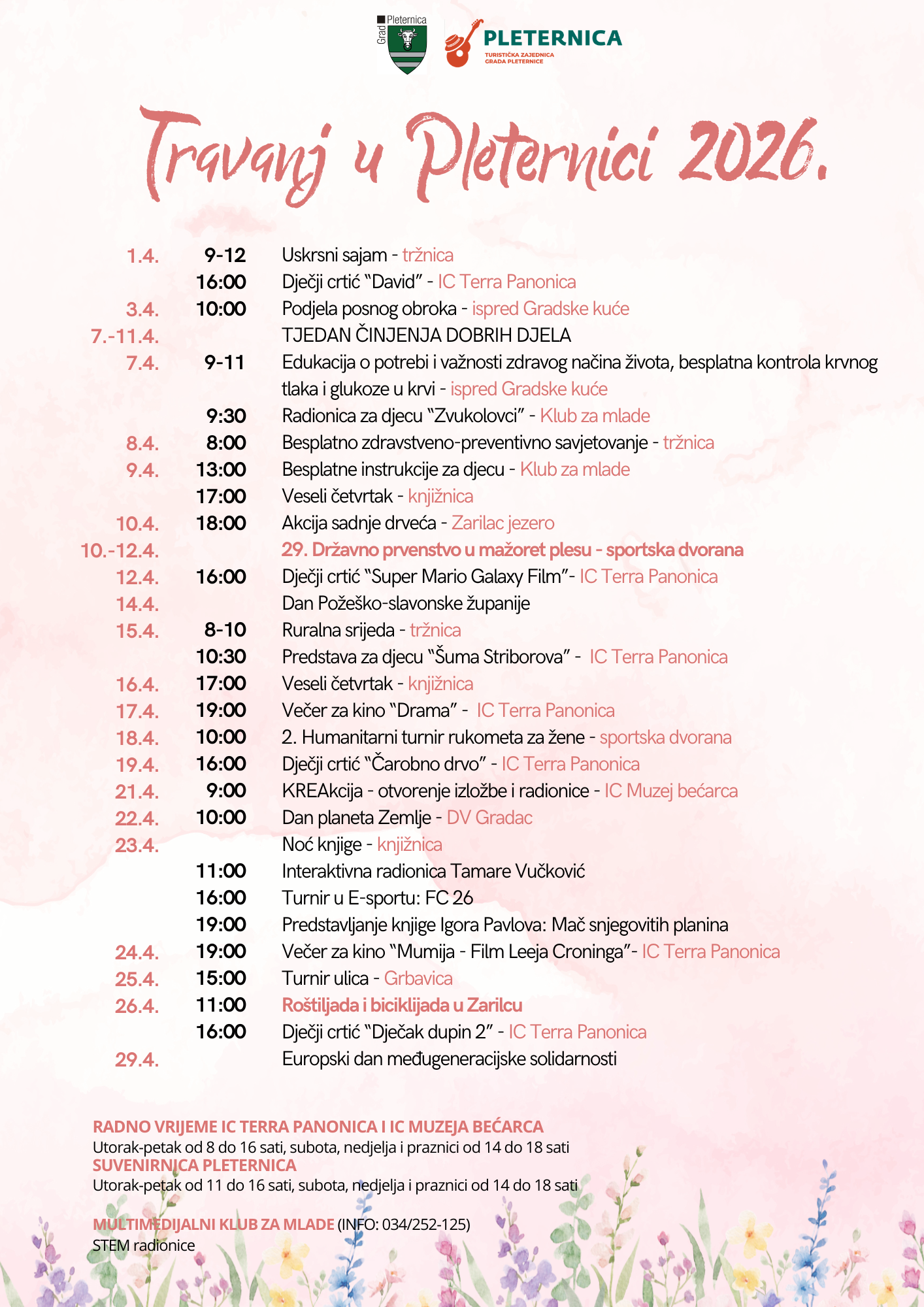 Travanj u Pleternici