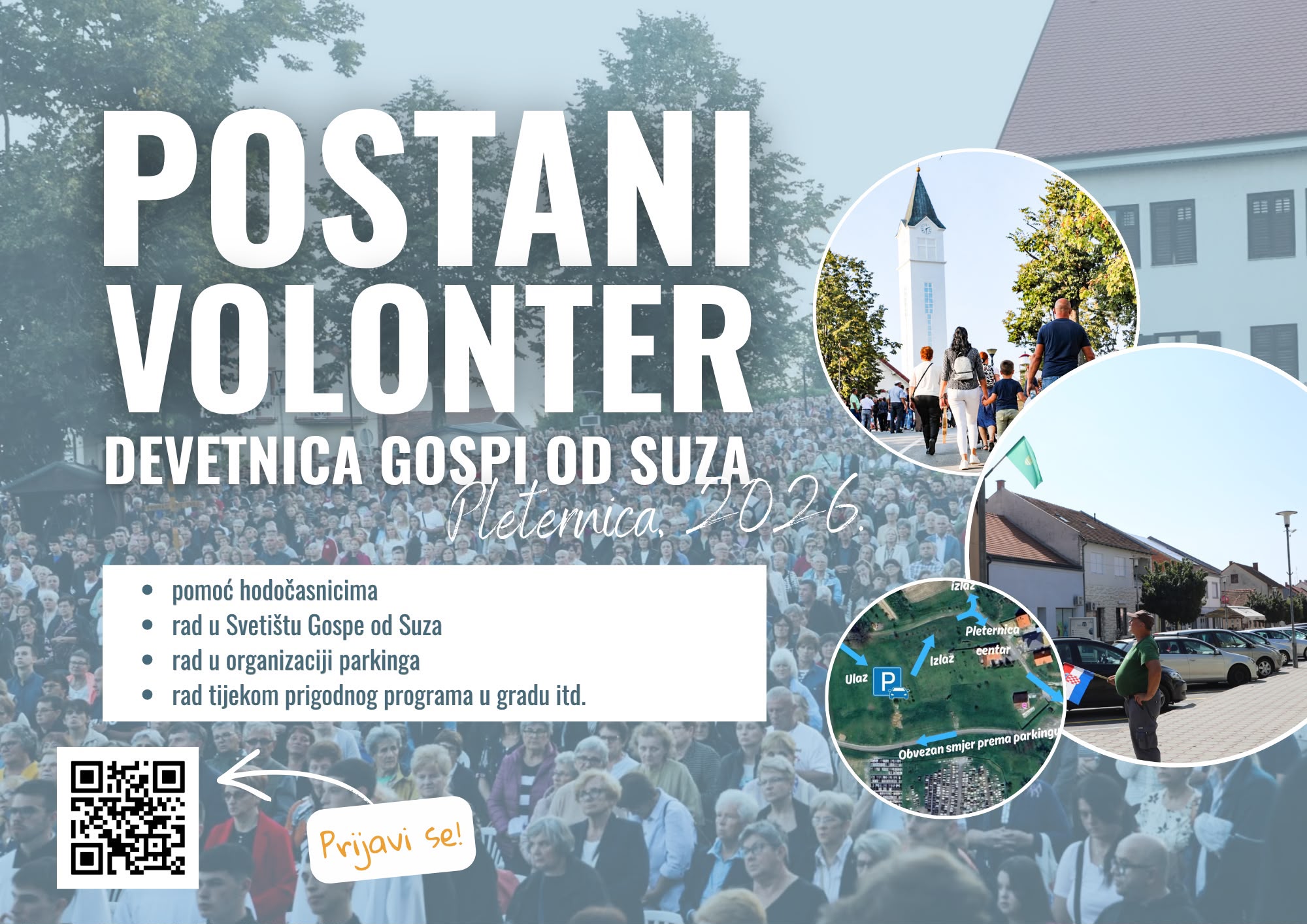 Postani volonter – Devetnica Gospi od Suza